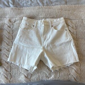 H&M White Denim Shorts